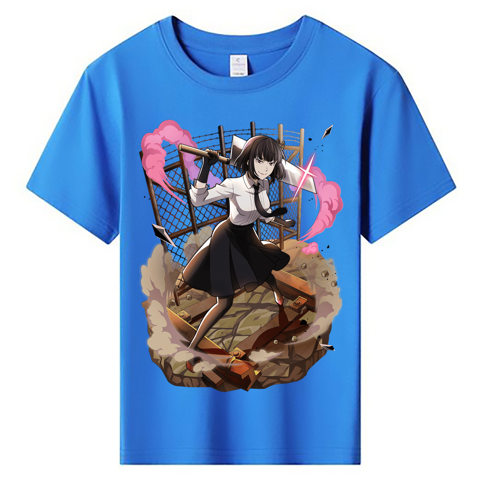 （画像用） 文豪ストレイドッグス Bungo Stray Dogs 綿100％キッズTシャツ（フロントプリント）